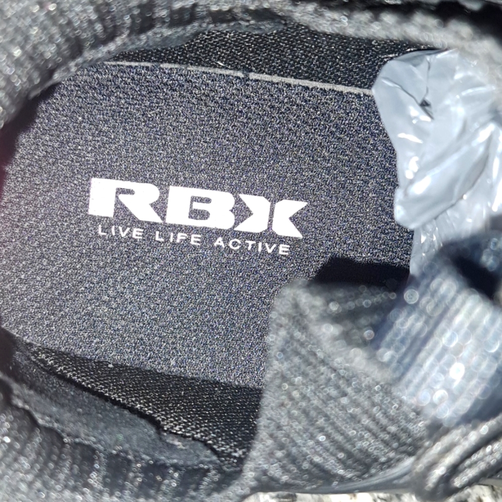 RBX Live Life Active Black/Pink Mesh Lace Up Sneakers. Size 9 - Picture 9 of 10
